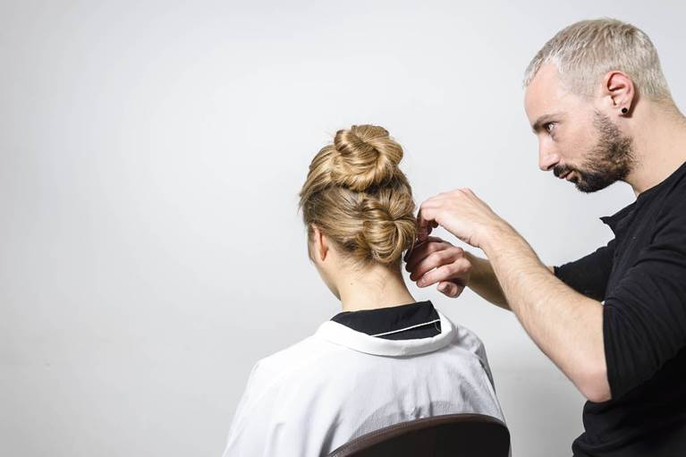 Double top Knot hairstyle tutorial step 5