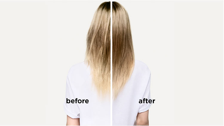 Fusio Dose Instant Transformation Before After Moon Back