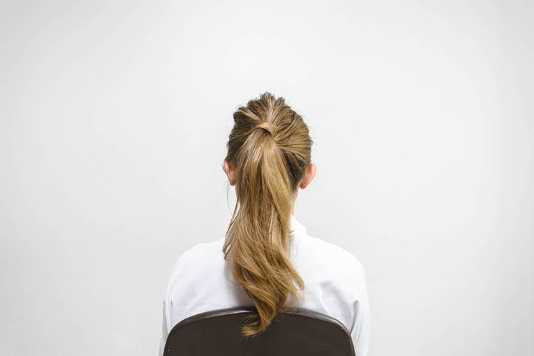 Bouffant Ponytail hairstyle tutorial step 7