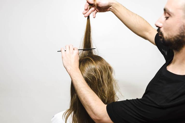 Deconstructed French Twist hairstyle tutorial step 5