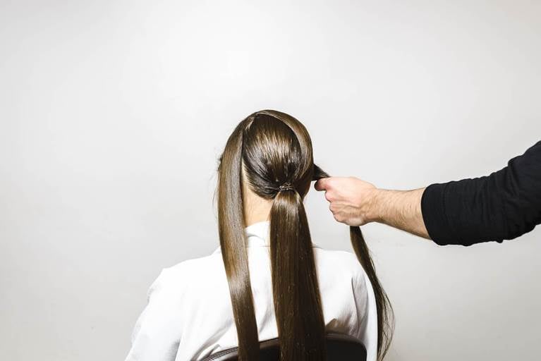 Ponytail Wrap hairstyle step 6