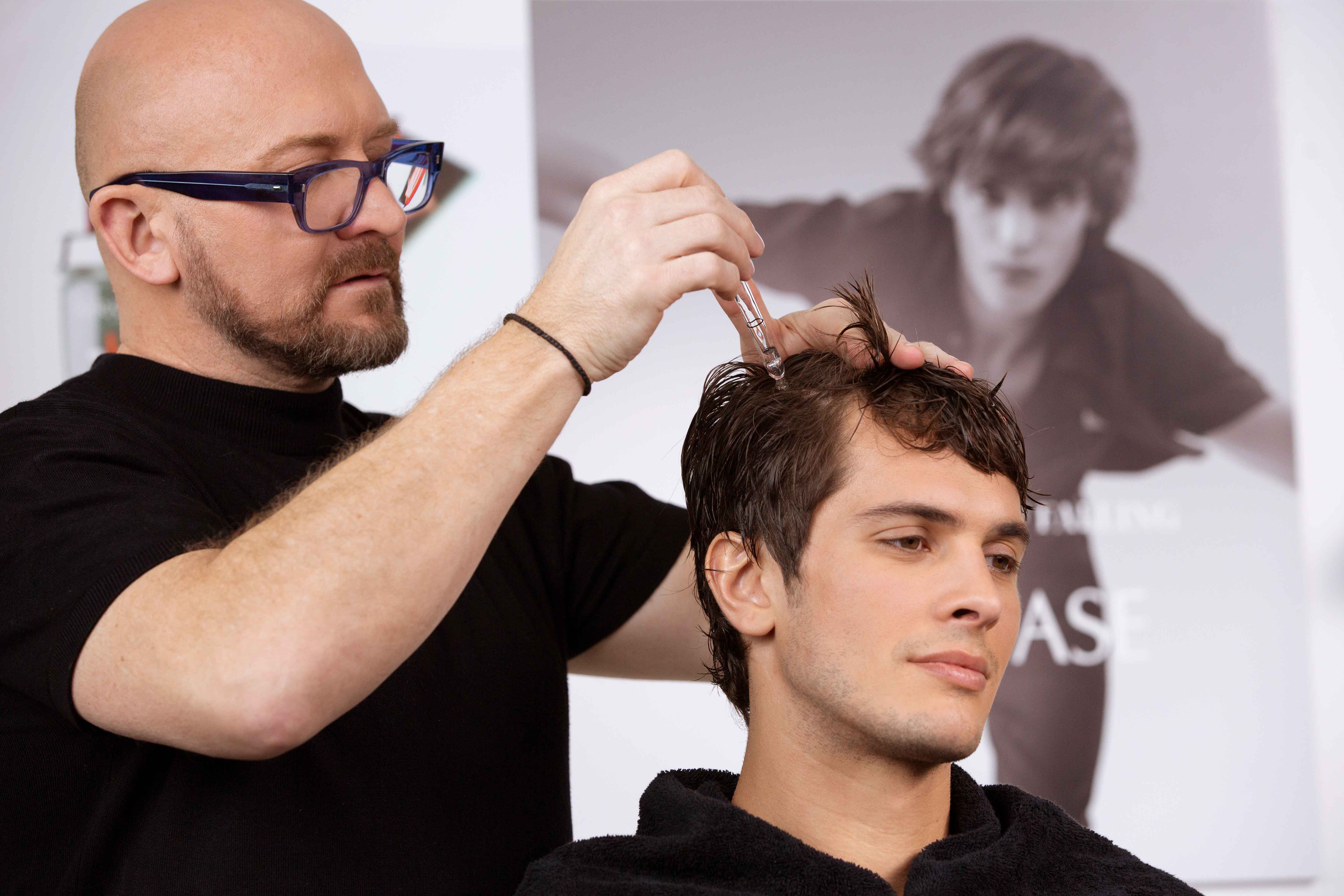 Kérastase in-salon routine for men Kérastase in-salon routine for men