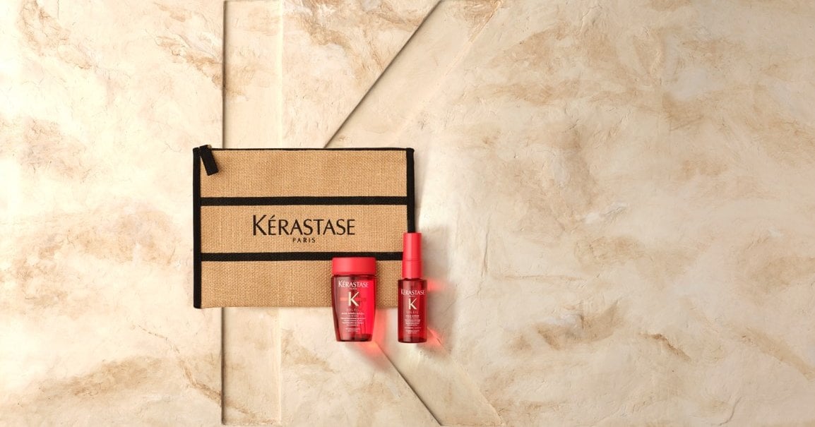 Kerastase Special Summer Offer – a special pouch and travel size products with purchases