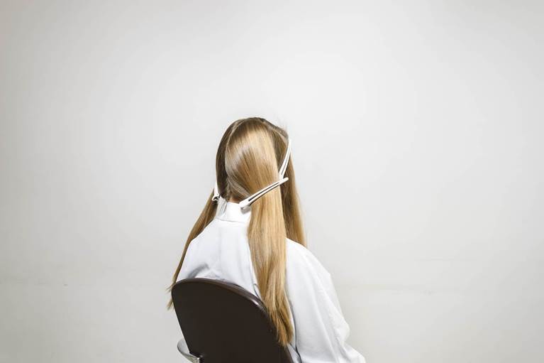 Hollywood glam waves hairstyle tutorial step 2