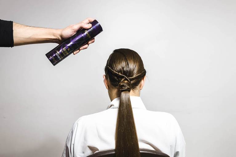 Ponytail Wrap hairstyle step 9