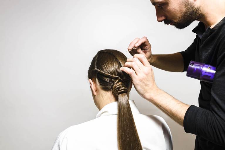 Ponytail Wrap hairstyle step 8