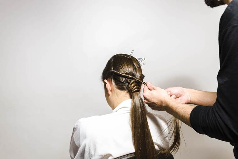 Ponytail Wrap hairstyle step 7